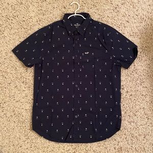 Hollister epic flex stretch button up shirt